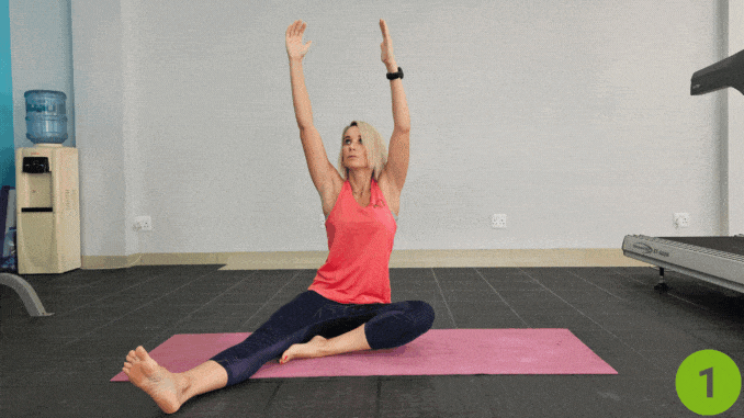 5. Seated Single Leg Forward Fold